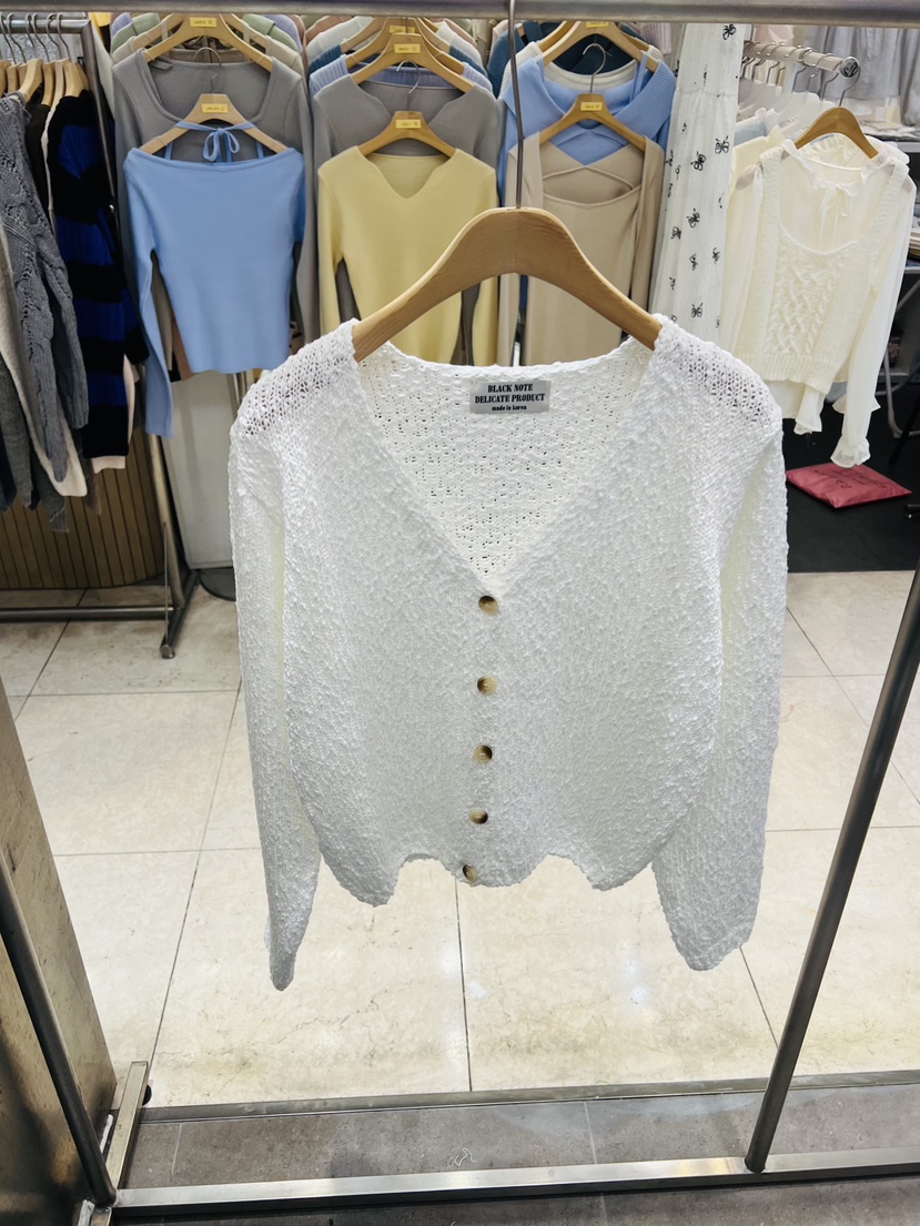 BLACK NOTE東大門直郵女士新款真品時尚26春夏針織衫開衫BLACK NOTE針織衫圖色2