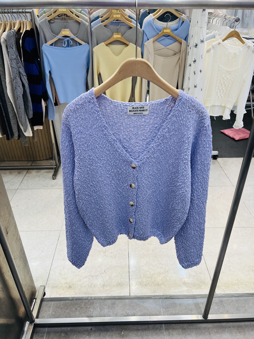 BLACK NOTE東大門直郵女士新款真品時尚26春夏針織衫開衫BLACK NOTE針織衫圖色3