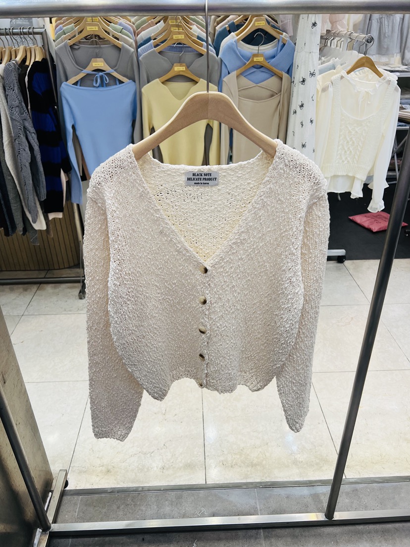 BLACK NOTE東大門直郵女士新款真品時尚26春夏針織衫開衫BLACK NOTE針織衫圖色4