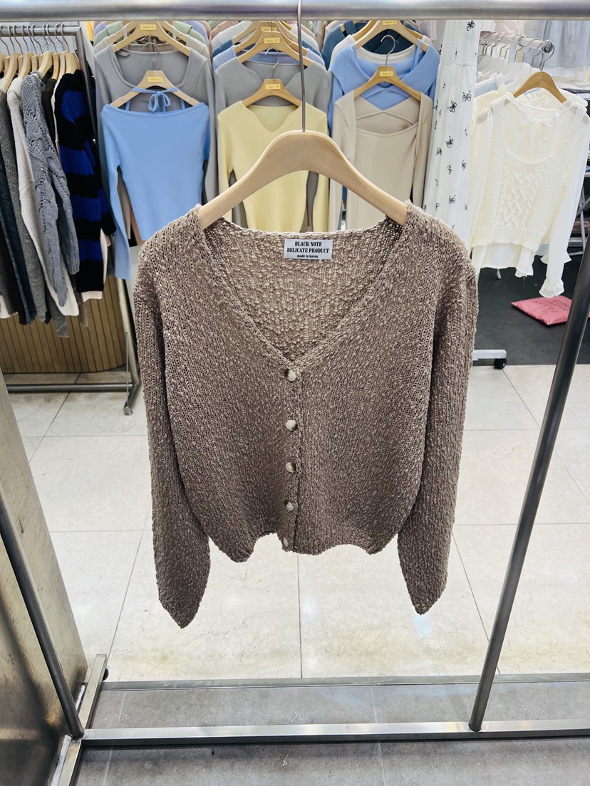 BLACK NOTE東大門直郵女士新款真品時尚26春夏針織衫開衫BLACK NOTE針織衫圖色5