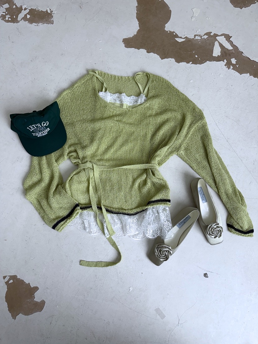 AB韓國直郵女裝新品職業26春夏時尚熱賣真品推薦人氣針織衫AB針織衫