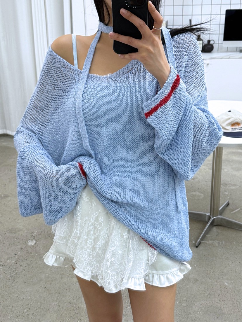 AB韓國直郵女裝新品職業26春夏時尚熱賣真品推薦人氣針織衫AB針織衫圖色1