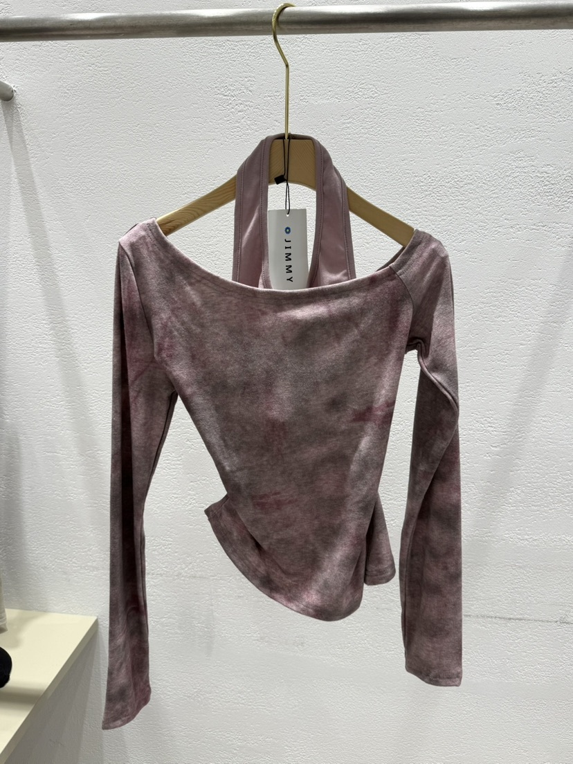 JIMMY韓國直郵女士新品人氣職業熱賣26春夏推薦休閑長袖T恤JIMMY/REMAKE長袖T恤圖色1