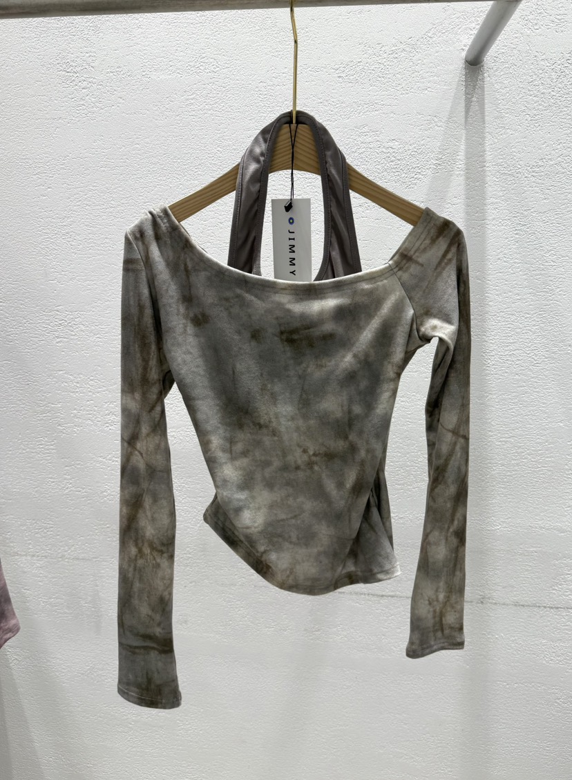 JIMMY韓國直郵女士新品人氣職業熱賣26春夏推薦休閑長袖T恤JIMMY/REMAKE長袖T恤圖色2