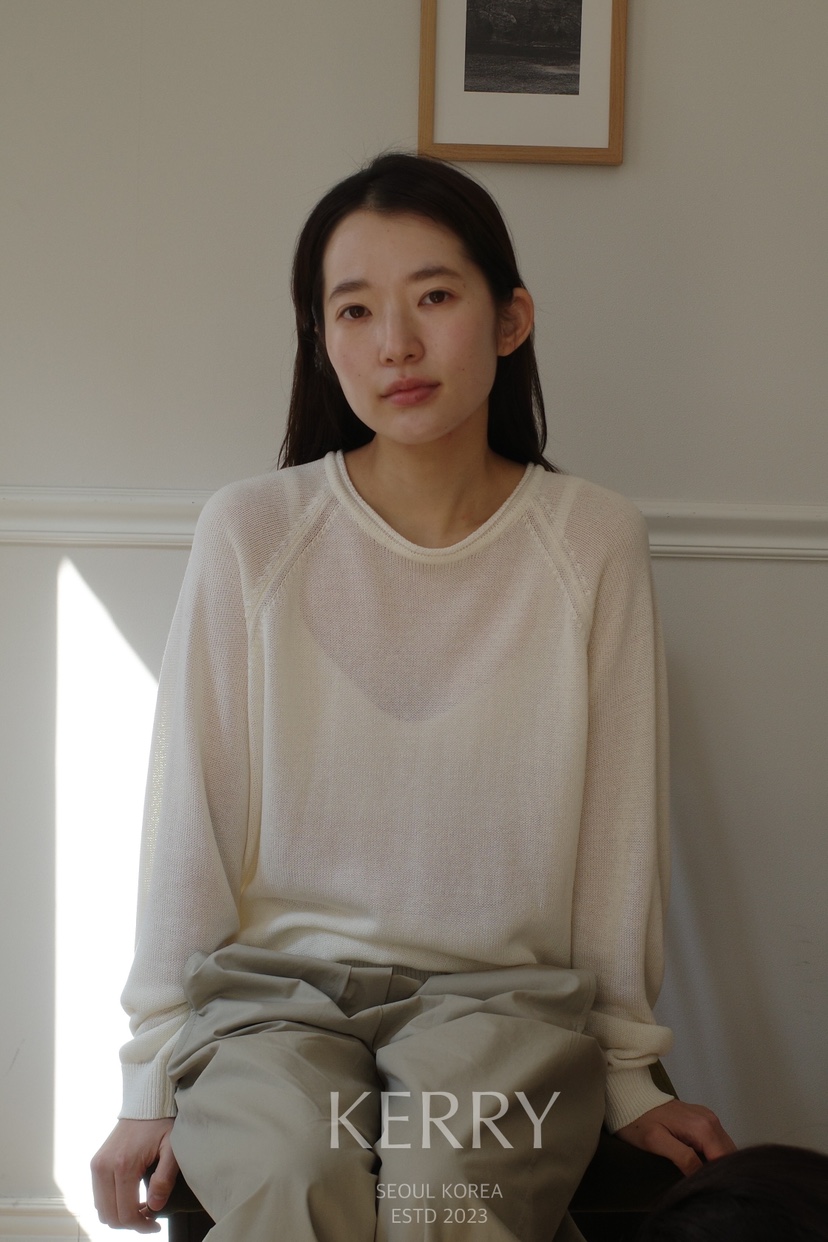 KERRY韓國東大門直郵女裝新品時尚熱賣職業人氣針織衫插肩KERRY針織衫