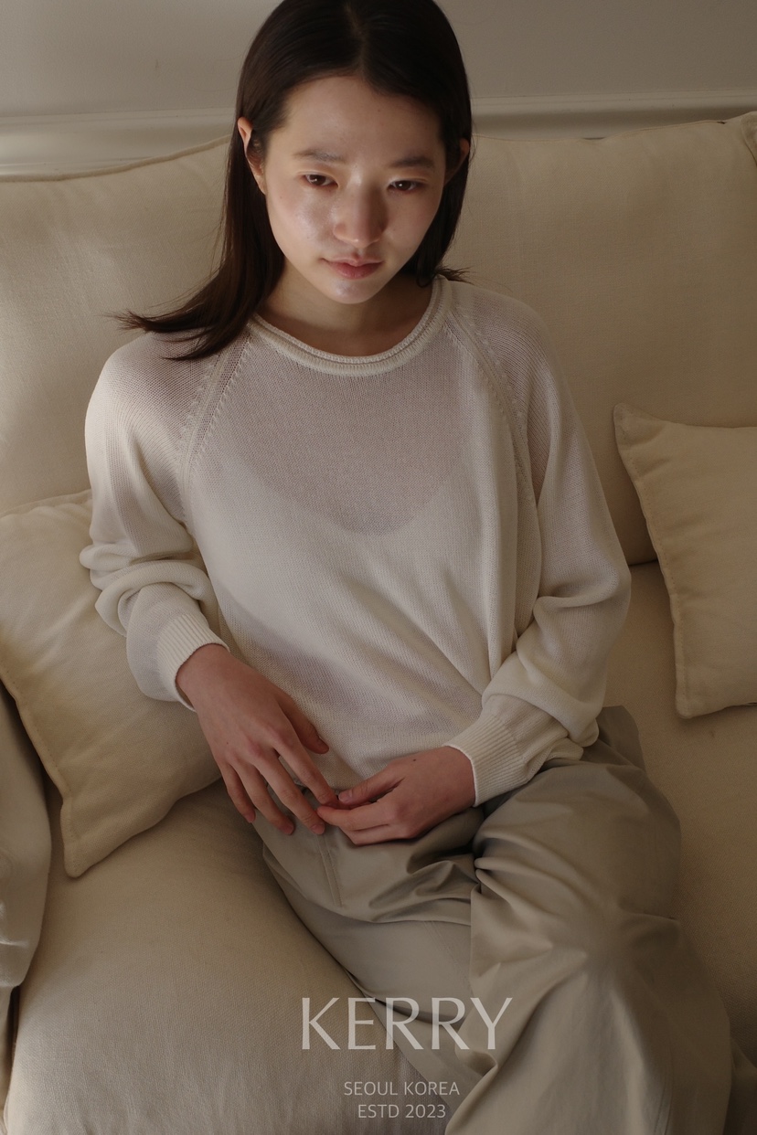 KERRY韓國東大門直郵女裝新品時尚熱賣職業人氣針織衫插肩KERRY針織衫