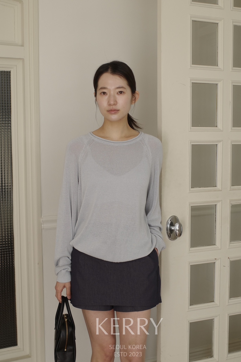 KERRY韓國東大門直郵女裝新品時尚熱賣職業人氣針織衫插肩KERRY針織衫
