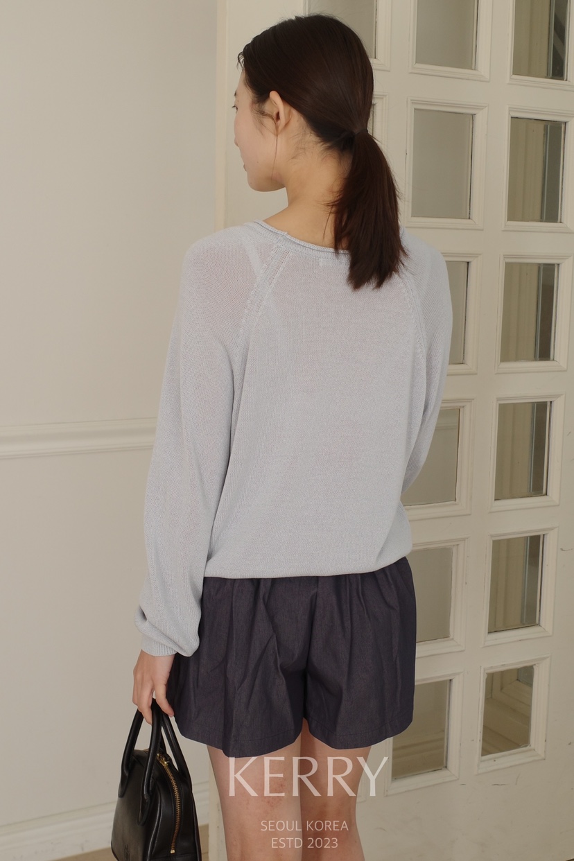 KERRY韓國東大門直郵女裝新品時尚熱賣職業人氣針織衫插肩KERRY針織衫