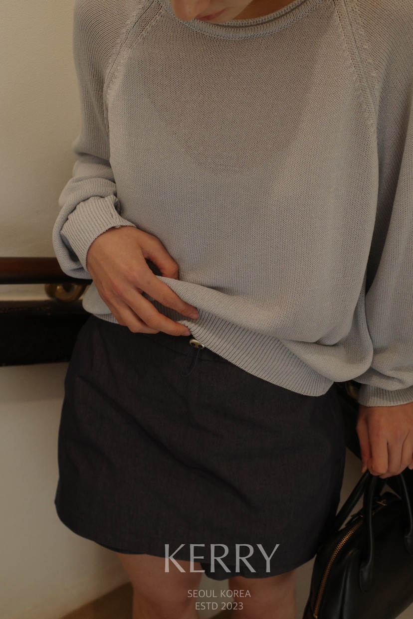 KERRY韓國東大門直郵女裝新品時尚熱賣職業人氣針織衫插肩KERRY針織衫