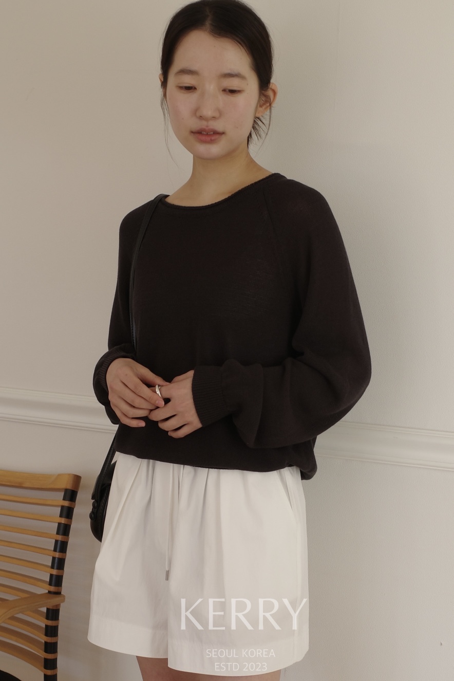 KERRY韓國東大門直郵女裝新品時尚熱賣職業人氣針織衫插肩KERRY針織衫