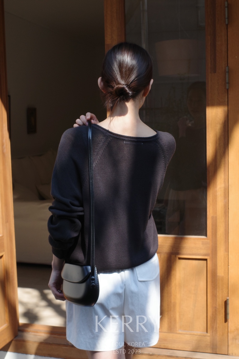 KERRY韓國東大門直郵女裝新品時尚熱賣職業人氣針織衫插肩KERRY針織衫