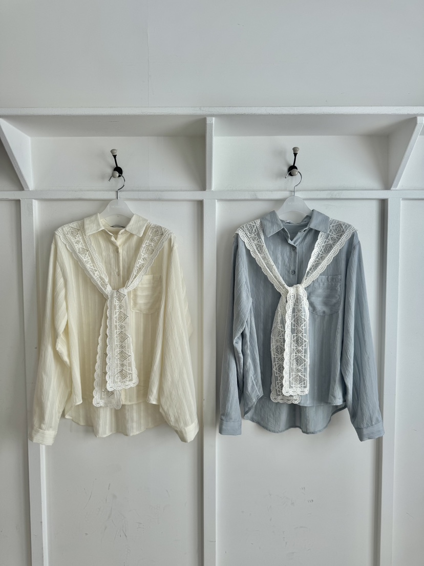 MOSMOS東大門直郵女士新品26春夏熱賣時尚襯衫蕾絲衫披肩MOSMOS襯衫/蕾絲衫