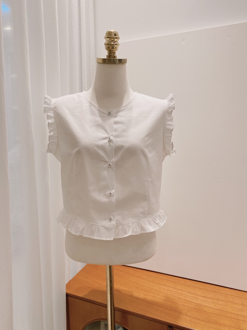 LETAILOR東大門直郵女裝新款休閑人氣推薦襯衫蕾絲衫荷葉邊LETAILOR襯衫/蕾絲衫