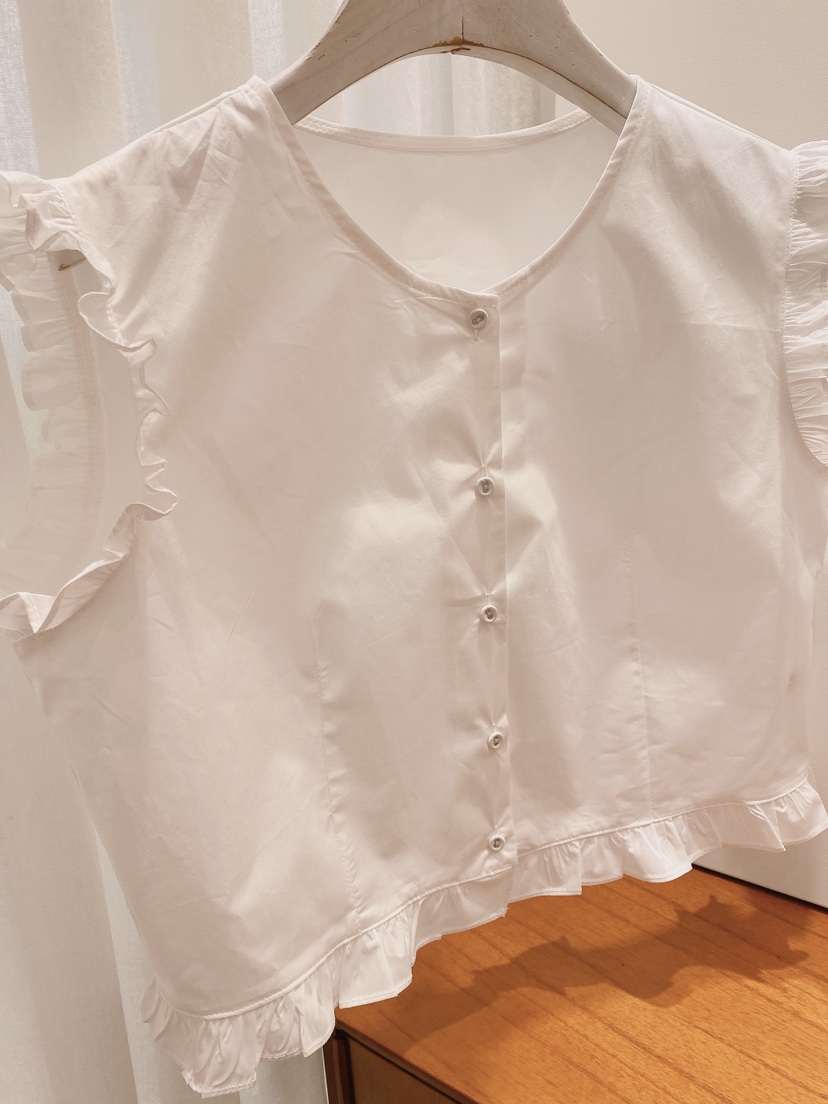 LETAILOR東大門直郵女裝新款休閑人氣推薦襯衫蕾絲衫荷葉邊LETAILOR襯衫/蕾絲衫