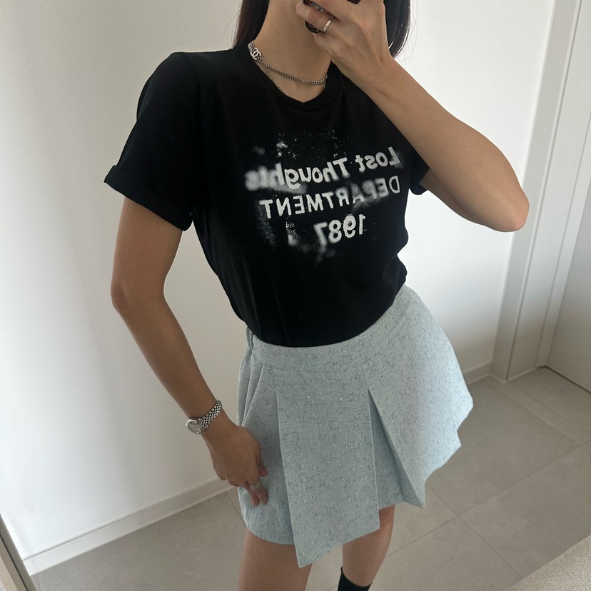 SOUIT韓國代購女裝新款推薦時尚真品休閑26春夏人氣裙褲花呢SOUIT by mabel-L裙褲