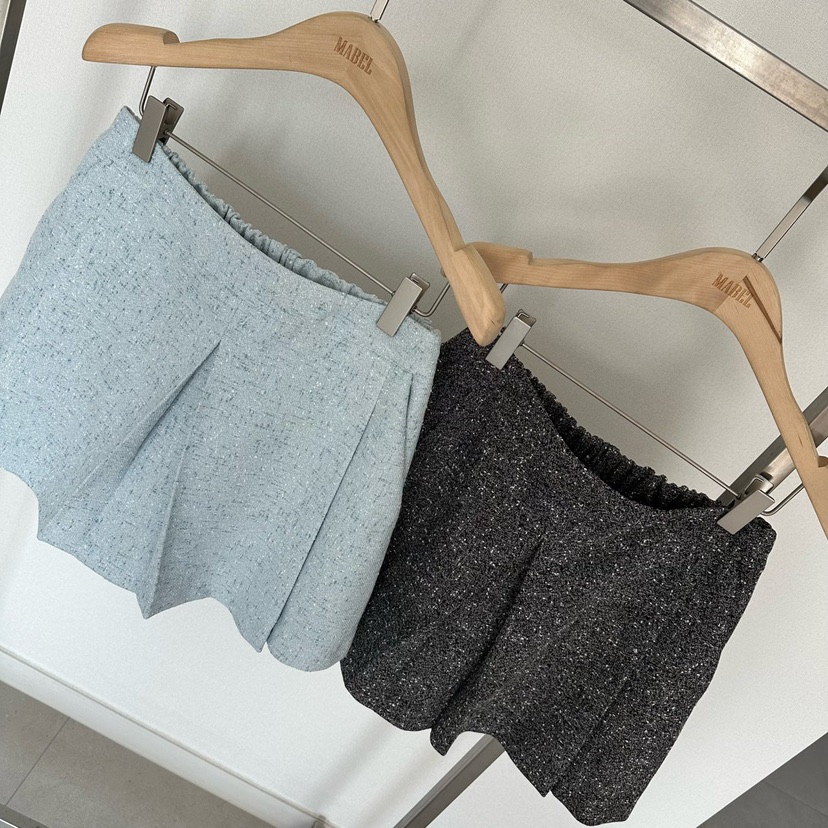 SOUIT韓國代購女裝新款推薦時尚真品休閑26春夏人氣裙褲花呢SOUIT by mabel-L裙褲