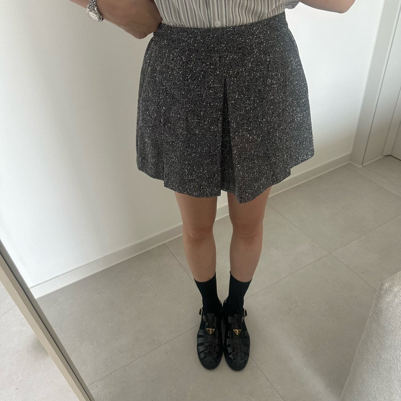 SOUIT韓國代購女裝新款推薦時尚真品休閑26春夏人氣裙褲花呢SOUIT by mabel-L裙褲圖色1