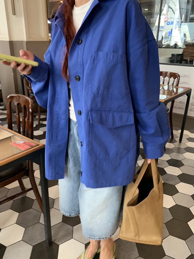 SUNDER MARKET韓國東大門代購女士新款人氣職業夾克紐扣SUNDER MARKET夾克