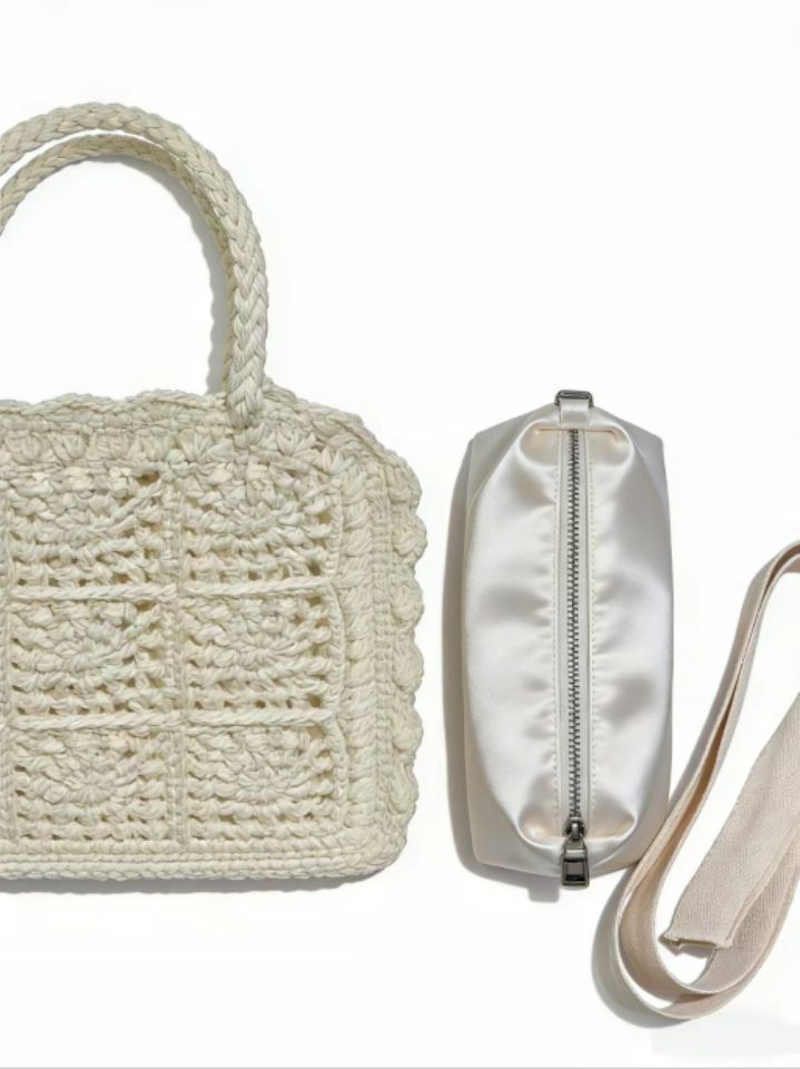 TROUVAILLE韓國代購女裝新款職業時尚單肩斜跨包手工制作TROUVAILLE單肩/斜跨包