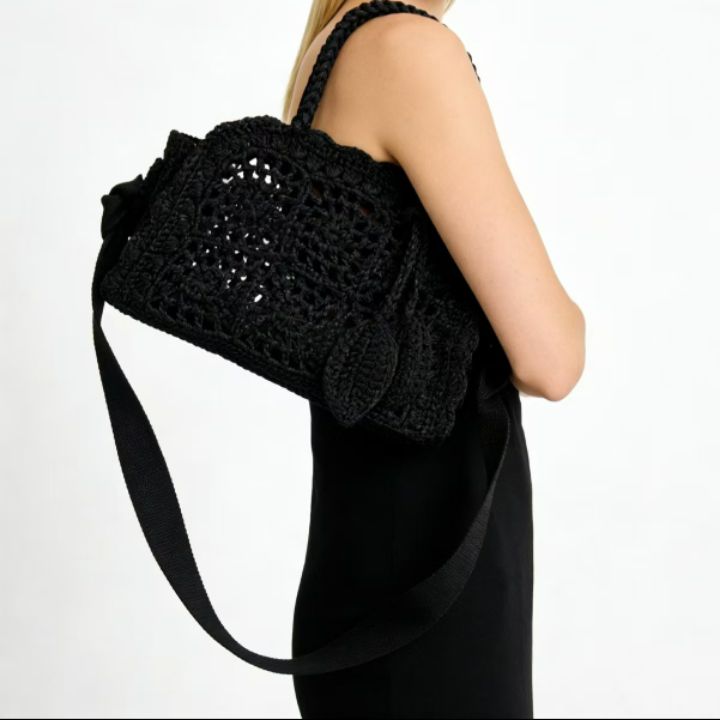 TROUVAILLE韓國代購女裝新款職業時尚單肩斜跨包手工制作TROUVAILLE單肩/斜跨包