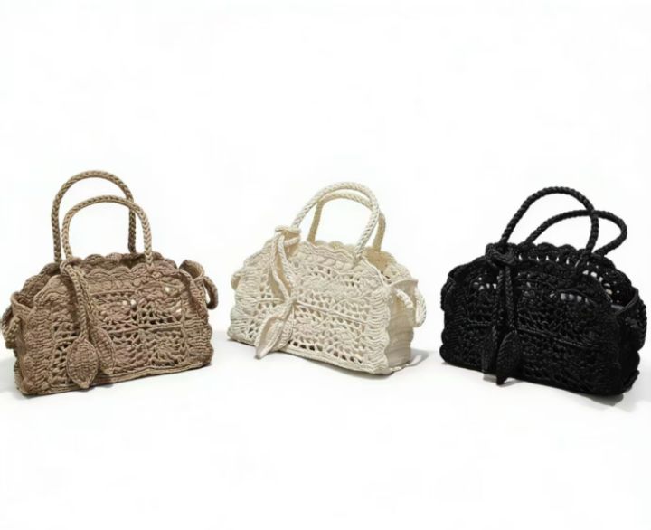 TROUVAILLE韓國代購女裝新款職業時尚單肩斜跨包手工制作TROUVAILLE單肩/斜跨包