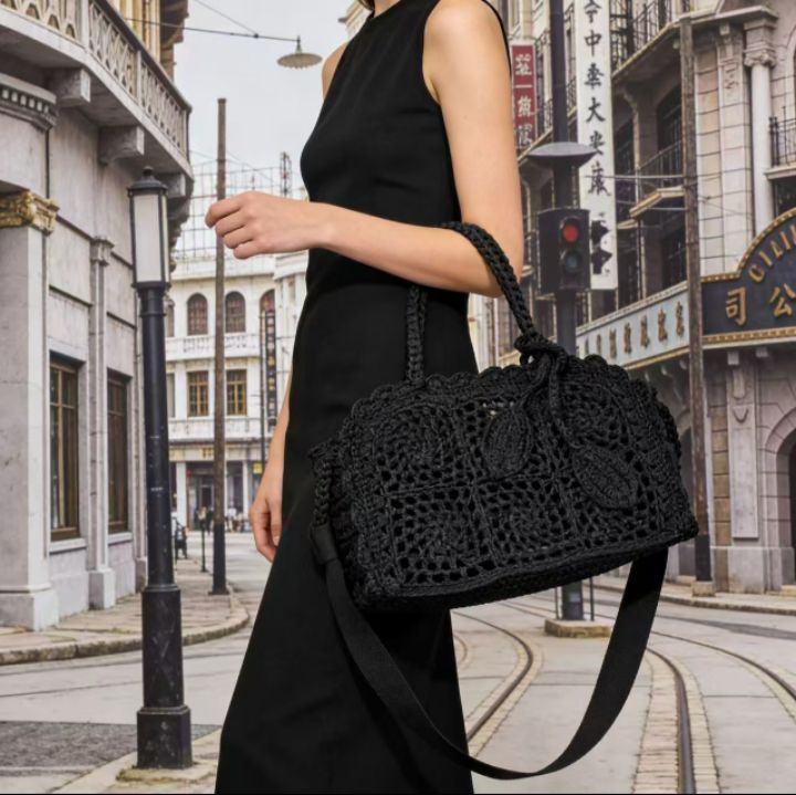 TROUVAILLE韓國代購女裝新款職業時尚單肩斜跨包手工制作TROUVAILLE單肩/斜跨包