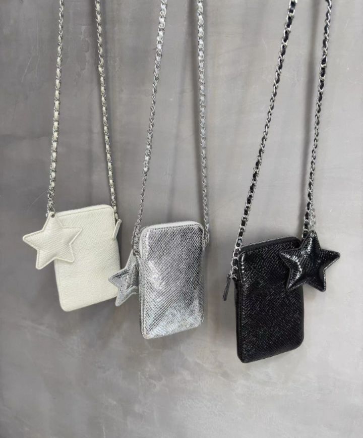 TROUVAILLE韓國直郵女裝新品休閑熱賣單肩斜跨包含飾品羊皮TROUVAILLE單肩/斜跨包