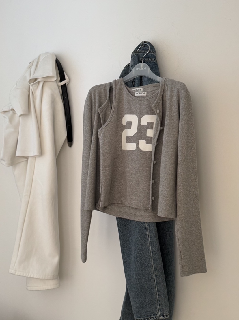 MOSMOS韓國代購女士新款熱賣時尚人氣職業休閑26春夏長袖T恤MOSMOS長袖T恤