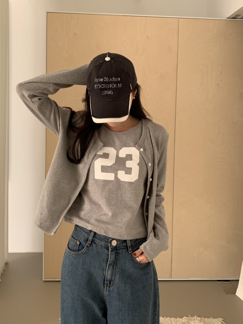 MOSMOS韓國代購女士新款熱賣時尚人氣職業休閑26春夏長袖T恤MOSMOS長袖T恤