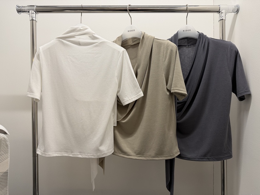 RIDGE-P韓國直郵女裝新款時尚休閑推薦26春夏熱賣職業T恤RIDGE-PT恤