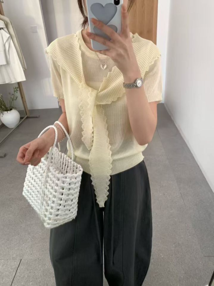 CRONG韓國代購女裝新款休閑人氣時尚推薦熱賣針織衫披肩套裝CRONG針織衫