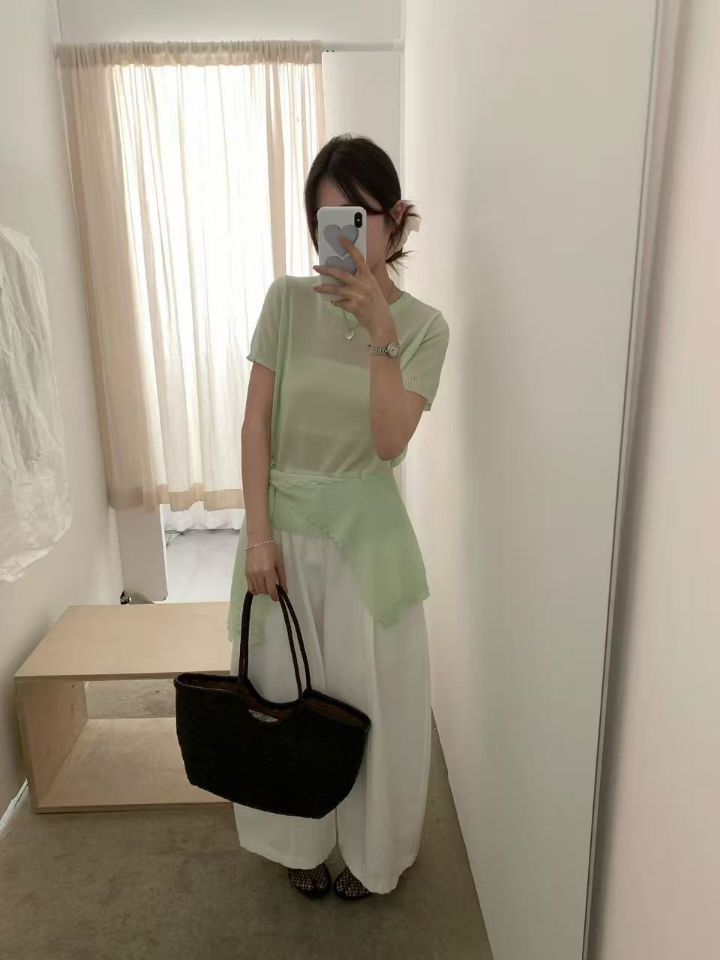 CRONG韓國代購女裝新款休閑人氣時尚推薦熱賣針織衫披肩套裝CRONG針織衫