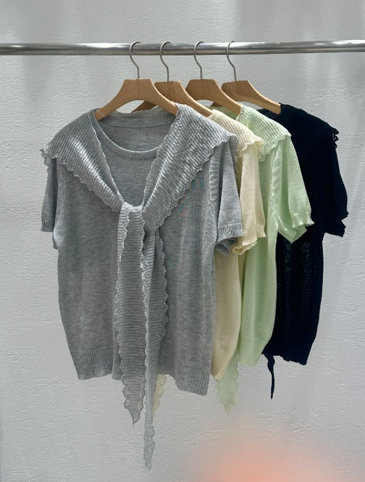 CRONG韓國代購女裝新款休閑人氣時尚推薦熱賣針織衫披肩套裝CRONG針織衫圖色4左四色