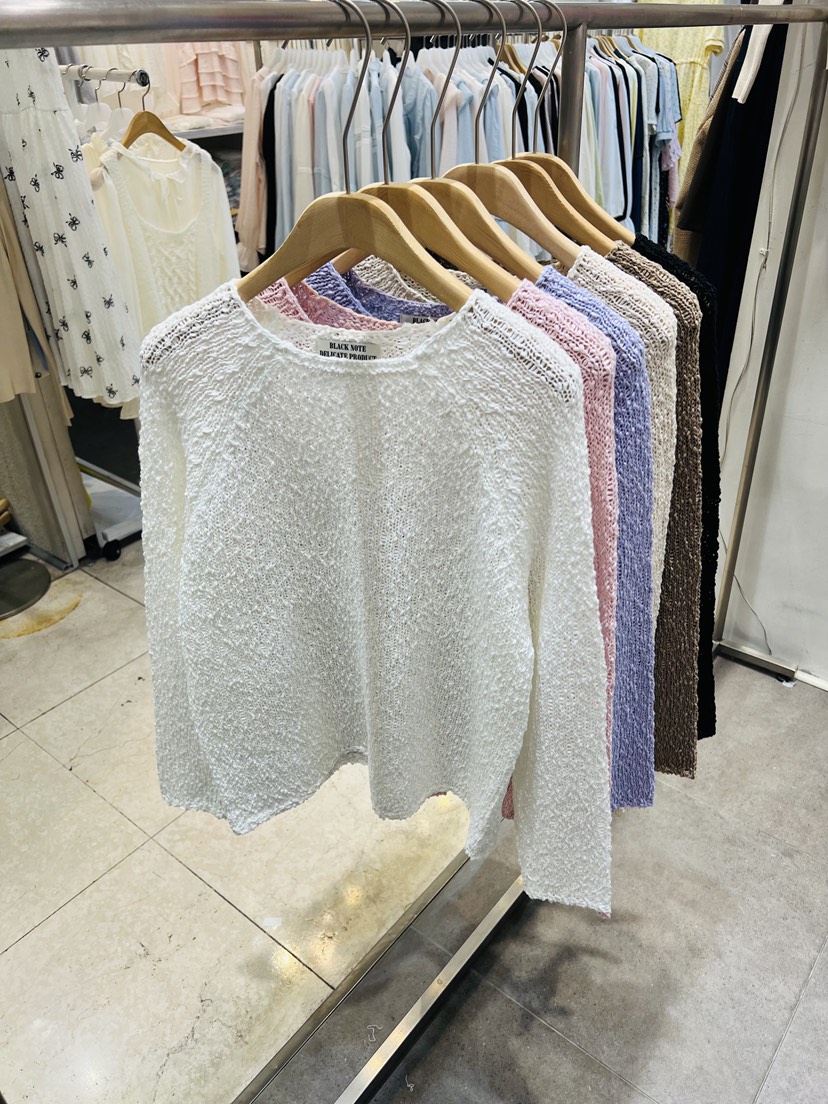 BLACK NOTE東大門實拍女裝新款26春夏休閑推薦熱賣針織衫BLACK NOTE針織衫