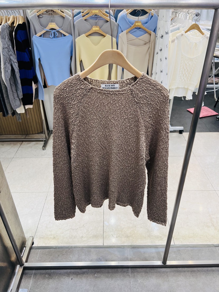 BLACK NOTE東大門實拍女裝新款26春夏休閑推薦熱賣針織衫BLACK NOTE針織衫圖色2