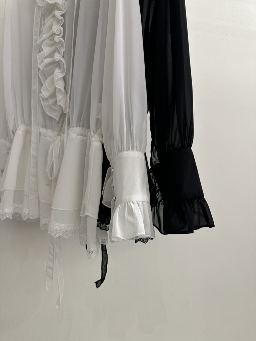 JENNY 1976東大門代購女士新款職業推薦時尚長袖T恤荷葉邊JENNY 1976長袖T恤