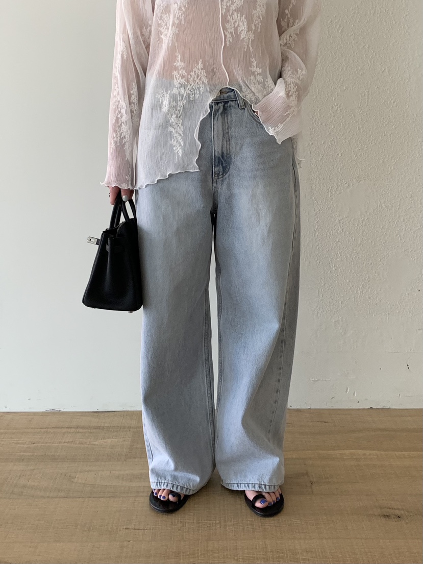 ARBOL韓國代購女裝新款職業熱賣人氣休閑推薦時尚26春夏牛仔褲ARBOL牛仔褲