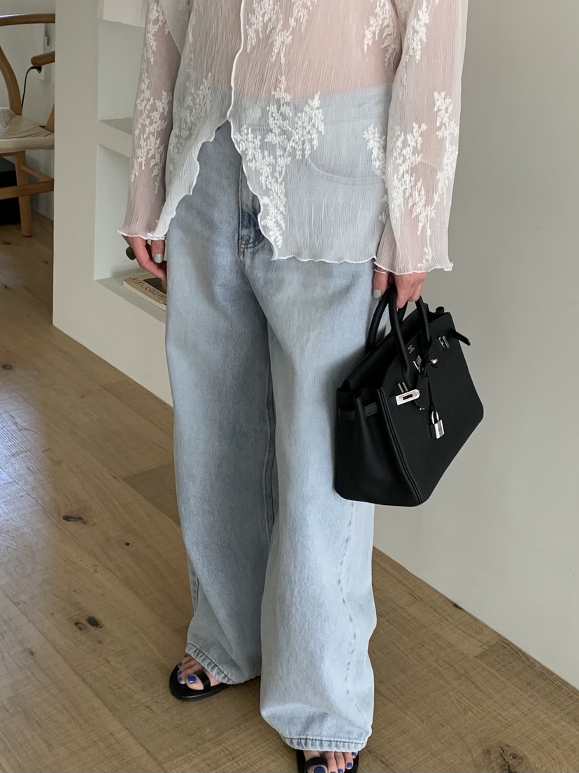 ARBOL韓國代購女裝新款職業熱賣人氣休閑推薦時尚26春夏牛仔褲ARBOL牛仔褲