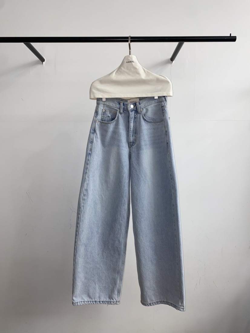 ARBOL韓國代購女裝新款職業熱賣人氣休閑推薦時尚26春夏牛仔褲ARBOL牛仔褲圖色1