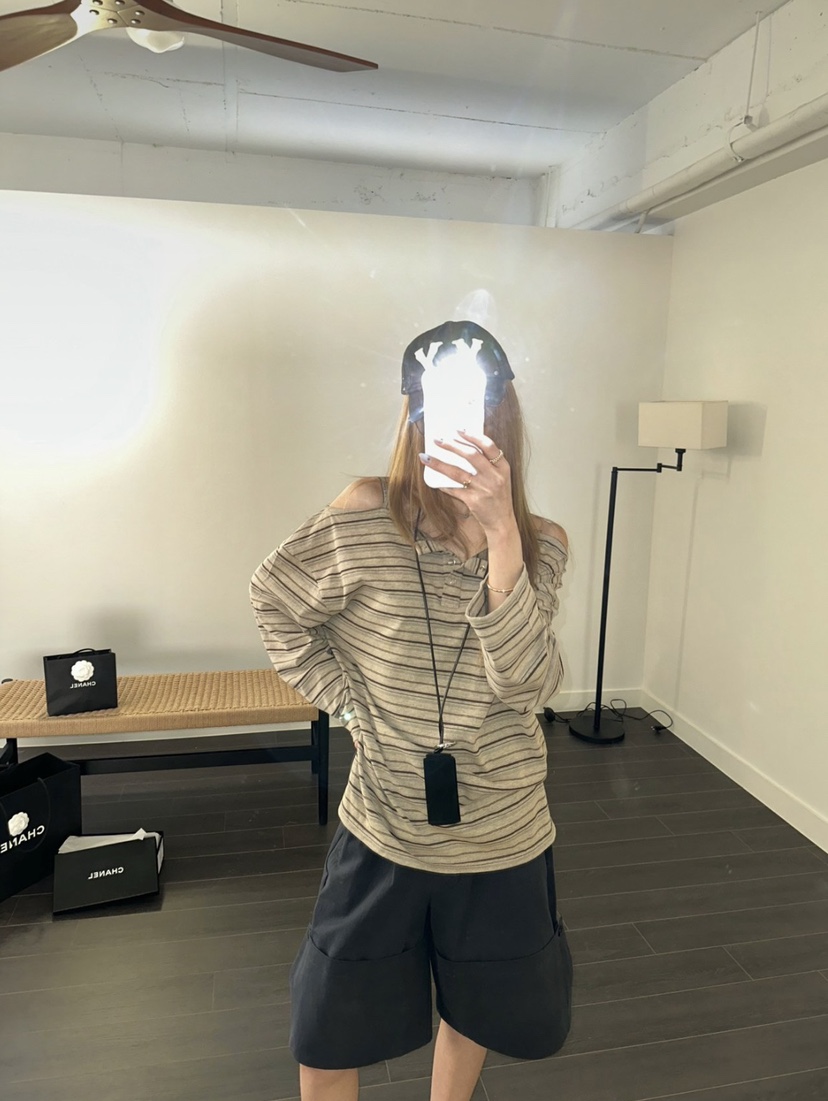 ZEROZERO韓國直郵女裝新品26春夏時尚職業休閑推薦長袖T恤ZEROZERO長袖T恤