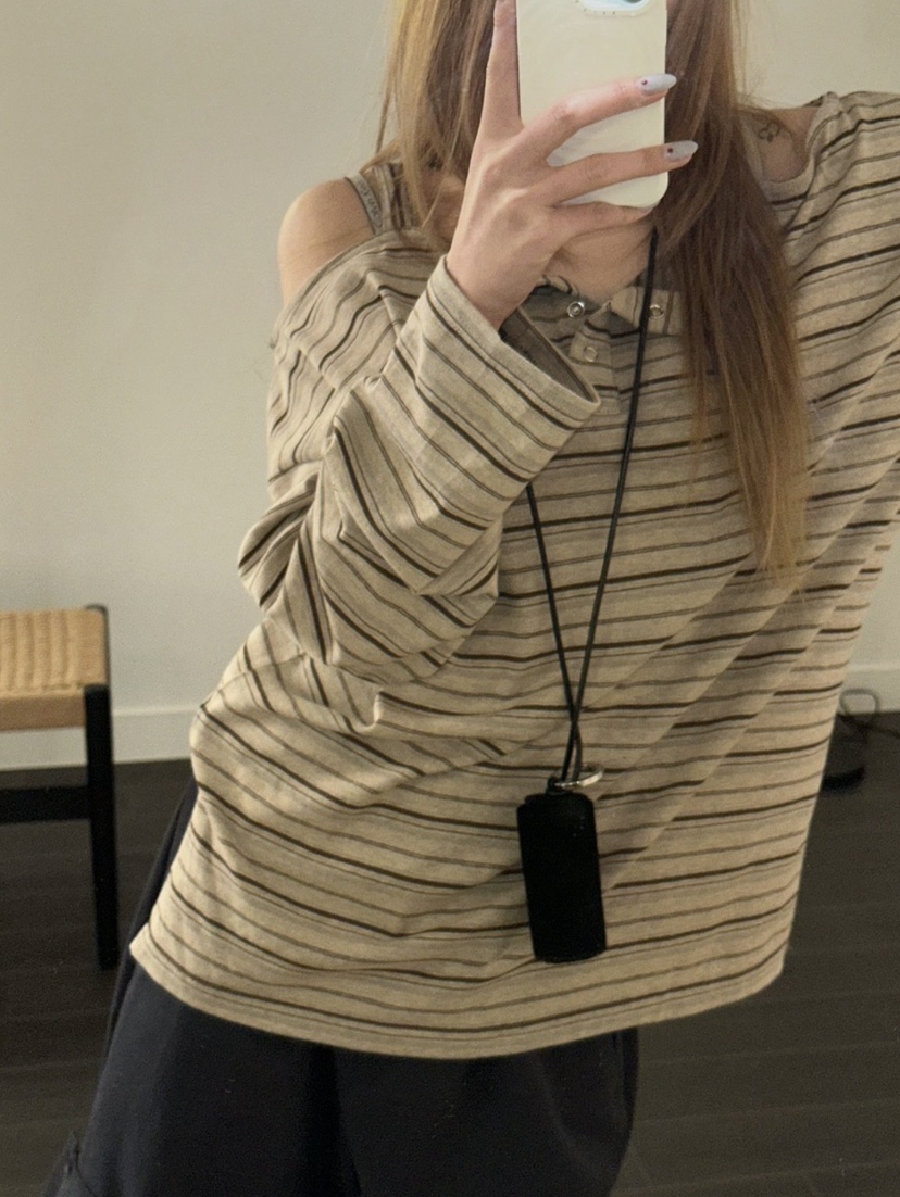 ZEROZERO韓國直郵女裝新品26春夏時尚職業休閑推薦長袖T恤ZEROZERO長袖T恤