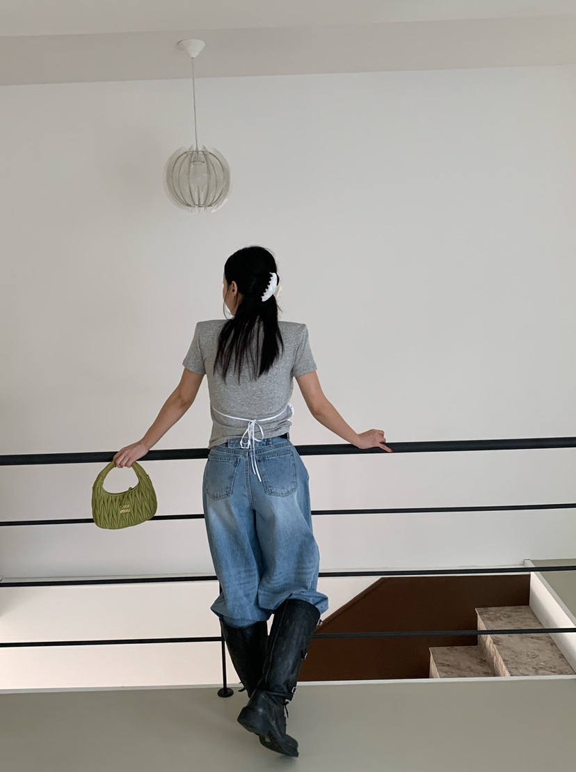 REVE CITE-L東大門代購女裝新款26春夏熱賣T恤假兩件蕾絲REVE CITE-LT恤