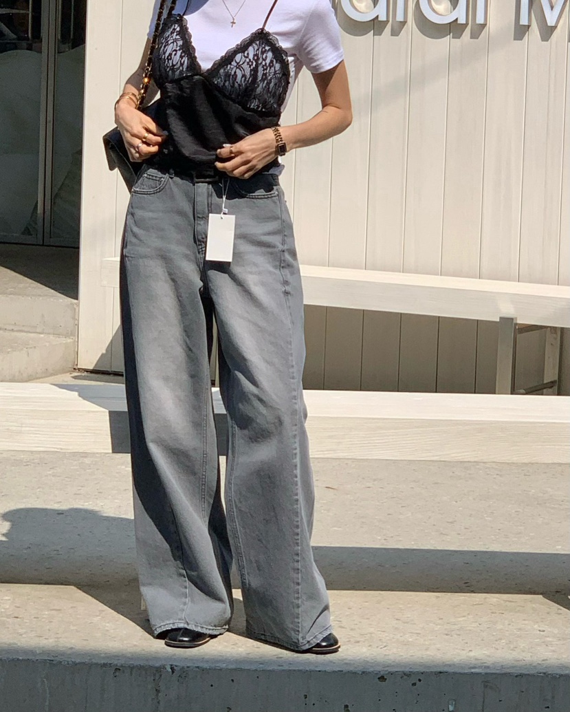 REVE CITE-L東大門代購女裝新款26春夏熱賣T恤假兩件蕾絲REVE CITE-LT恤