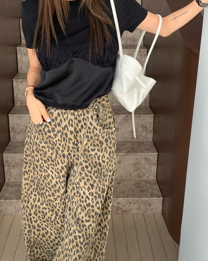 REVE CITE-L東大門代購女裝新款26春夏熱賣T恤假兩件蕾絲REVE CITE-LT恤