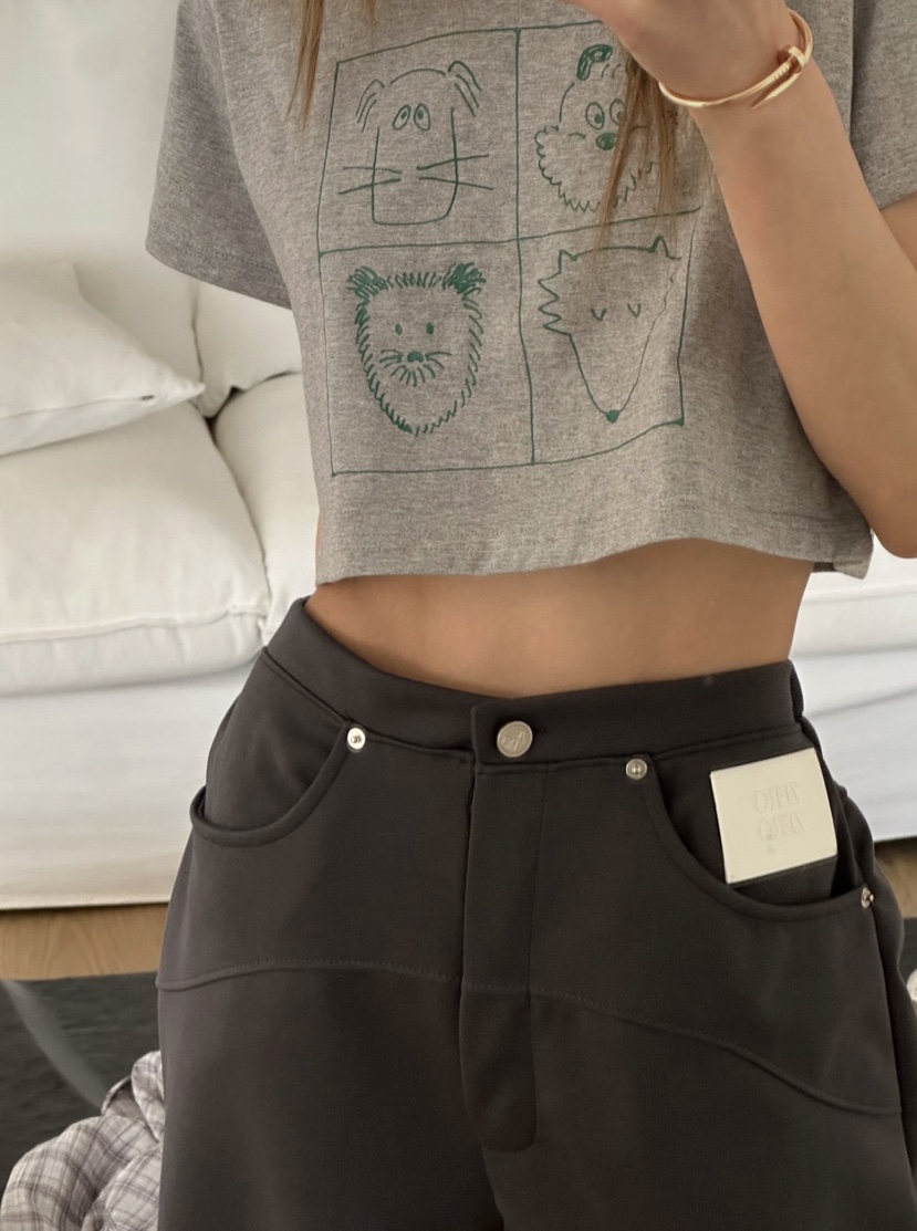 ZEROZERO韓國東大門代購女裝新品熱賣職業人氣休閑T恤短款ZEROZEROT恤