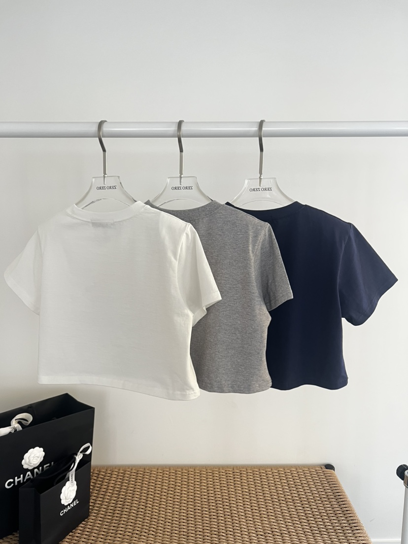 ZEROZERO韓國東大門代購女裝新品熱賣職業人氣休閑T恤短款ZEROZEROT恤