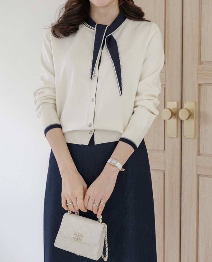 I BLLE韓國直郵女士新款熱賣職業休閑人氣真品26春夏針織衫I BLLE針織衫