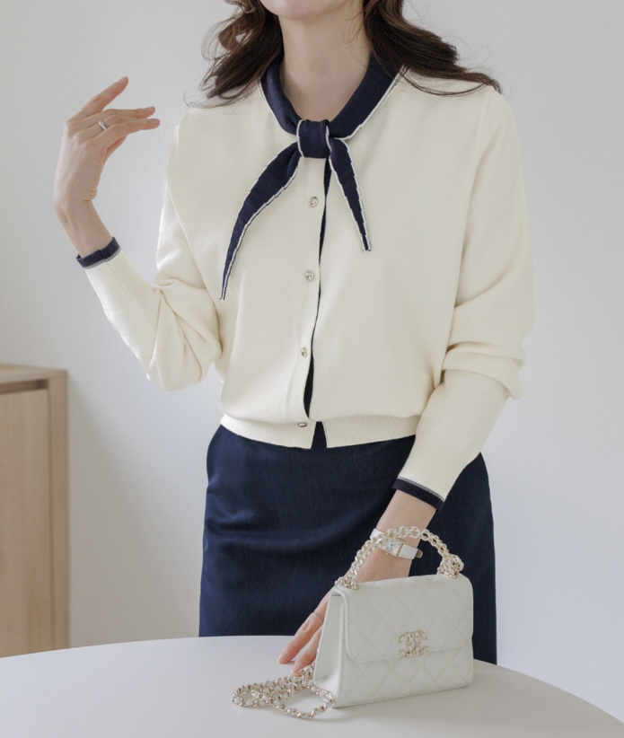 I BLLE韓國直郵女士新款熱賣職業休閑人氣真品26春夏針織衫I BLLE針織衫