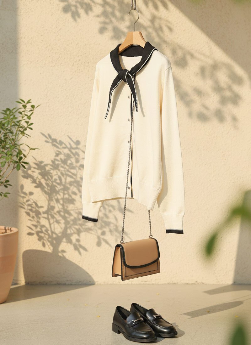 I BLLE韓國直郵女士新款熱賣職業休閑人氣真品26春夏針織衫I BLLE針織衫