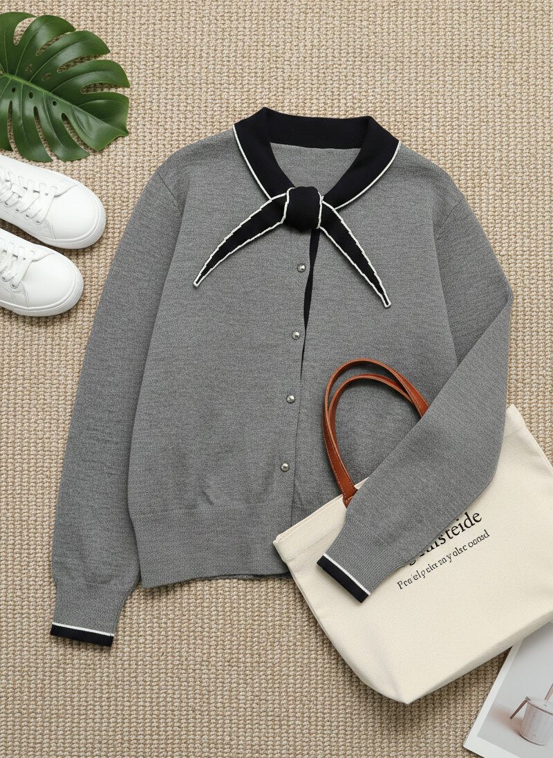 I BLLE韓國直郵女士新款熱賣職業休閑人氣真品26春夏針織衫I BLLE針織衫